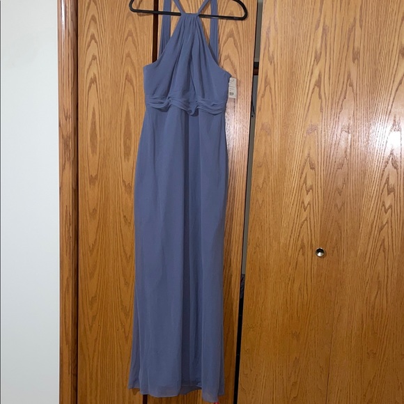 Jenny Packham Charcoal Halter Maxi Dress - Picture 4 of 13